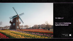 Oplevelsesmodul Hollands kultur
